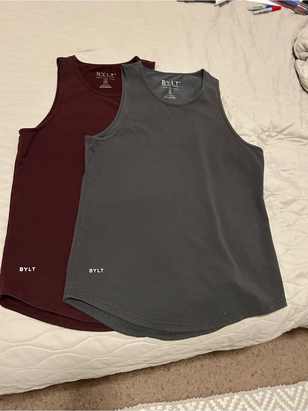 BYLT Basics Men’s Drop Cut Tank Lux